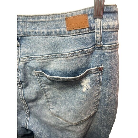 Judy Blue Cropped Bootcut Jeans 16w Style Jb88518 Distressed - Picture 3 of 10
